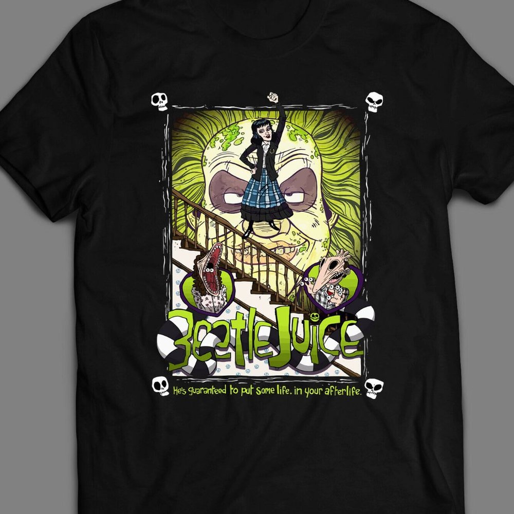BEETLE JUICE CARTOON ART POSTER SHIRT